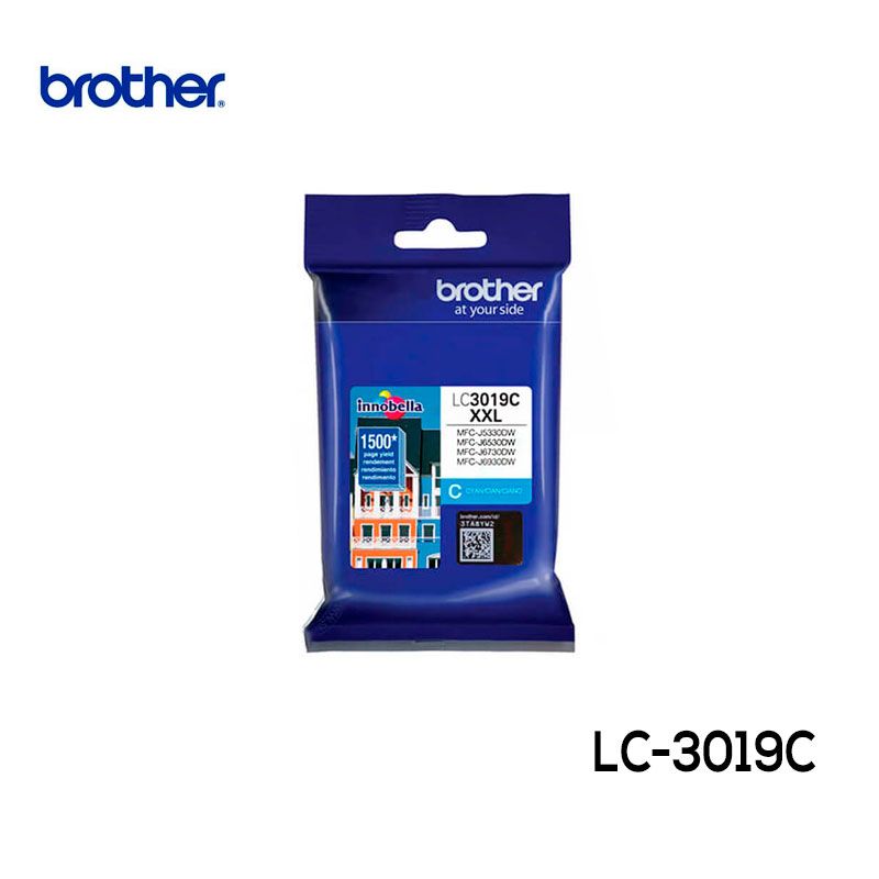 Tinta Brother LC-3019C Cyan Cartucho Original