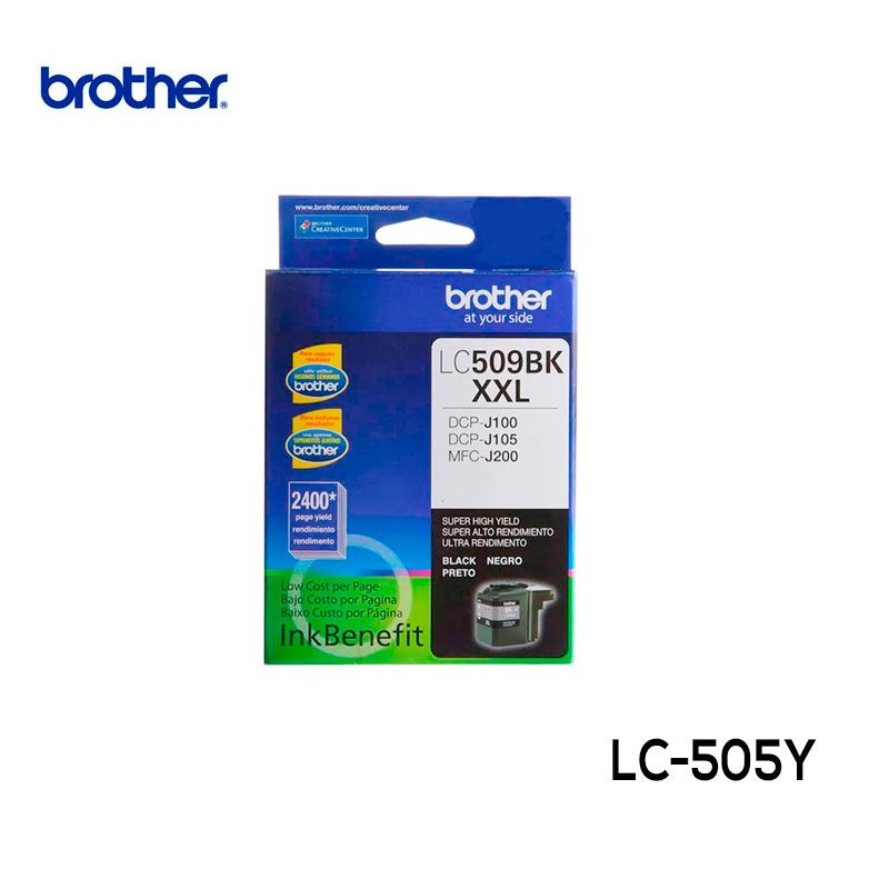 Tinta Brother LC-509BK Negro Cartucho Original