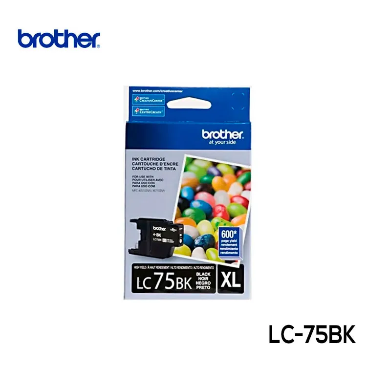 Tinta Brother LC-75BK Negro Cartucho Original