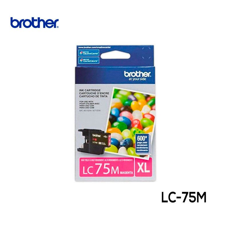 Tinta Brother LC-75M Magenta Cartucho Original