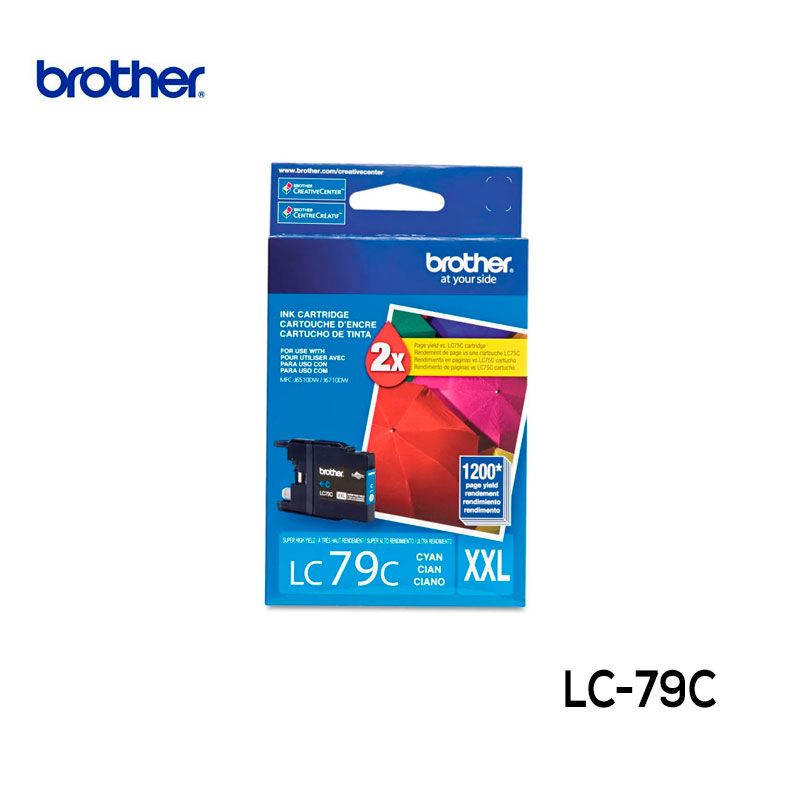 Tinta Brother LC-79C Cyan Cartucho Original