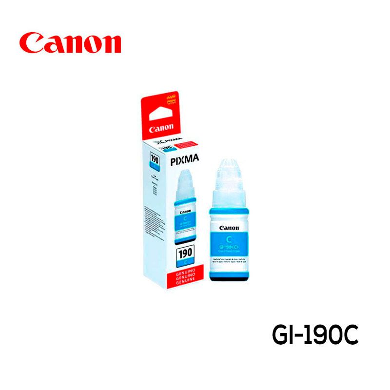 Tinta Canon GI-190C Cartucho Cyan Original