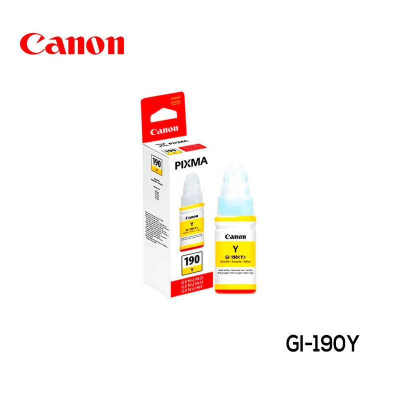 Tinta Canon GI-190Y Cartucho Yellow Original