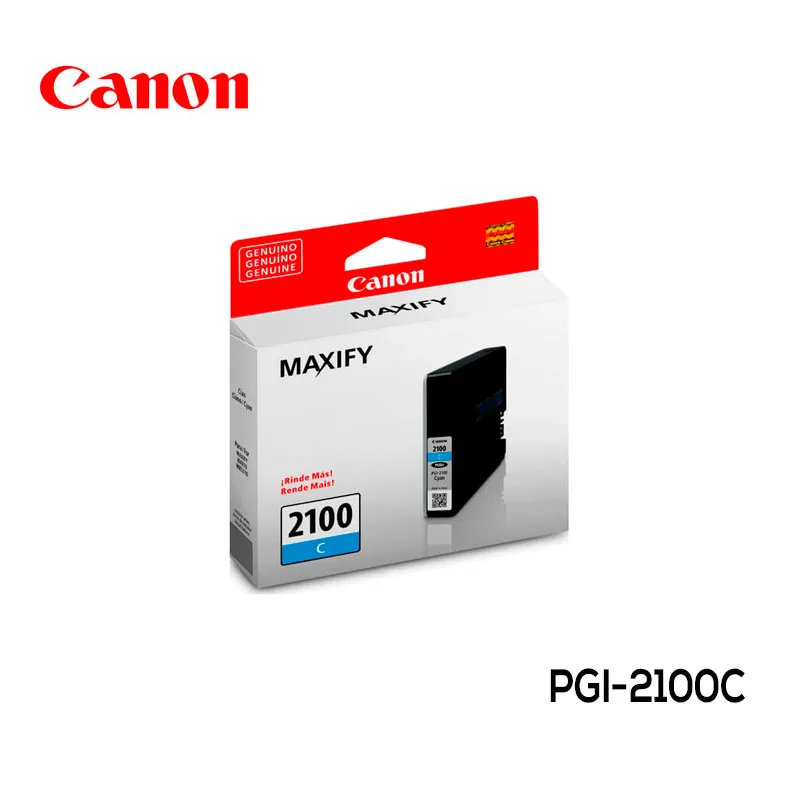 Tinta Canon PGI-2100C Cartucho Cyan Original