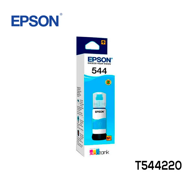 Tinta Epson T544 Botella Cyan Original