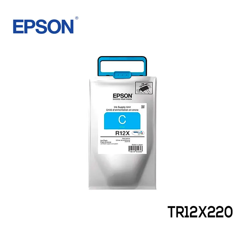 Tinta Epson TR12X220 Cartucho Cyan Original