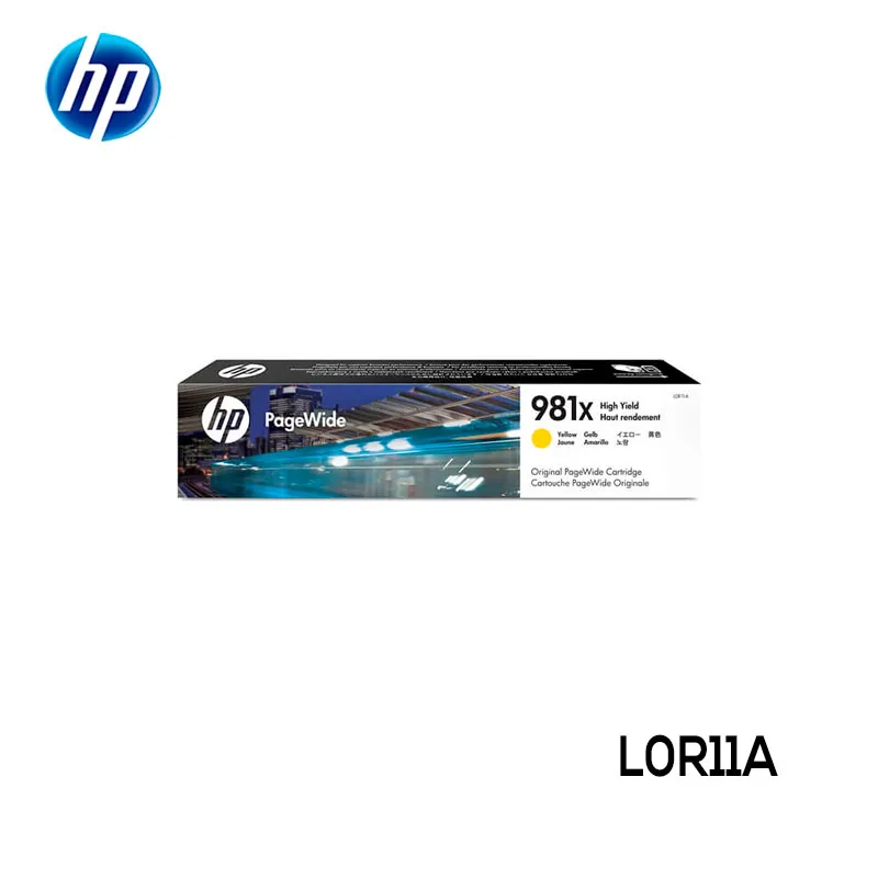 Tinta HP L0R11A (981X) Yellow Mayor Capacidad Original