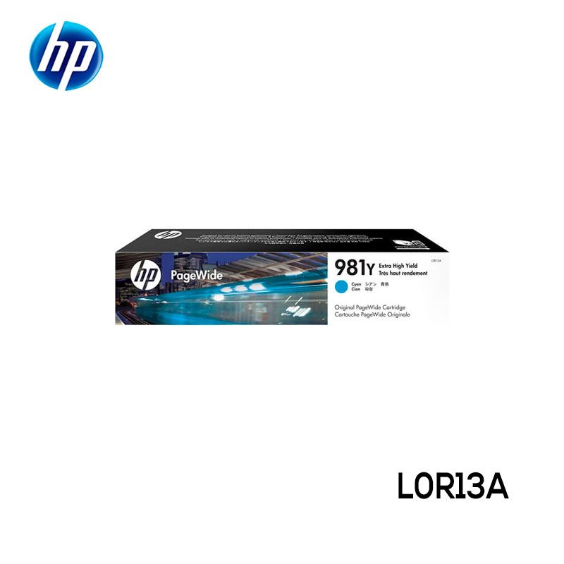 Tinta HP L0R13A (981Y) Cyan Alta Capacidad Original