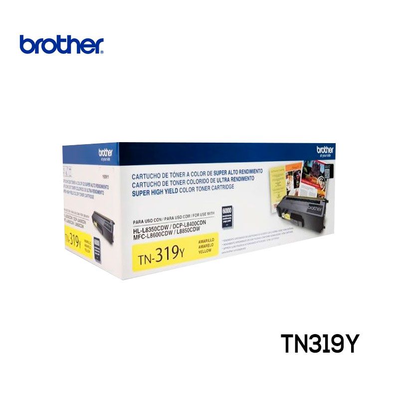 Toner Brother TN319Y Yellow TN-319Y Cartucho Original
