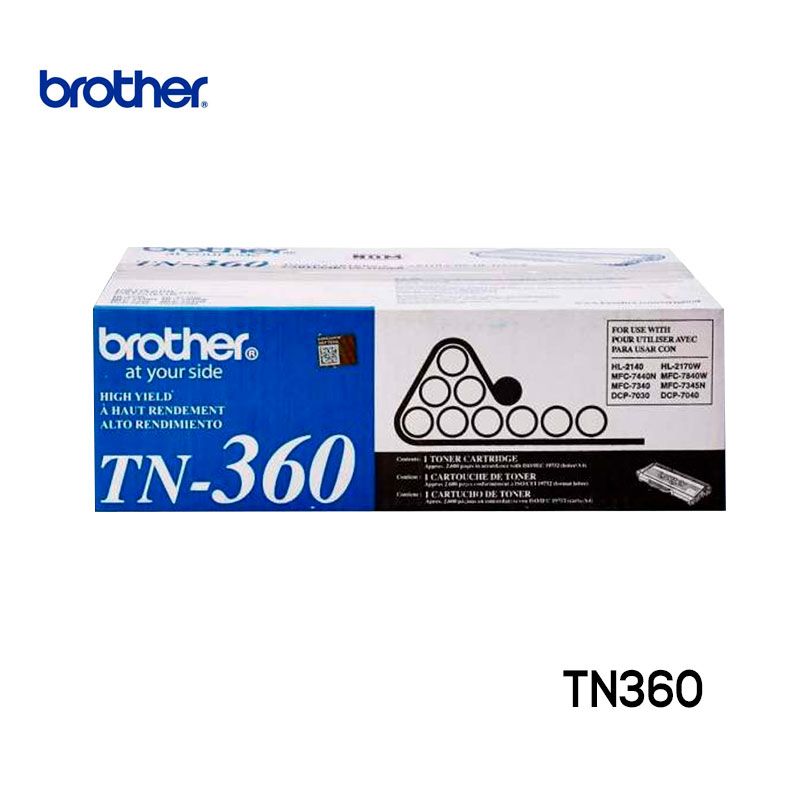 Toner Brother TN360 Negro TN-360 Cartucho Original
