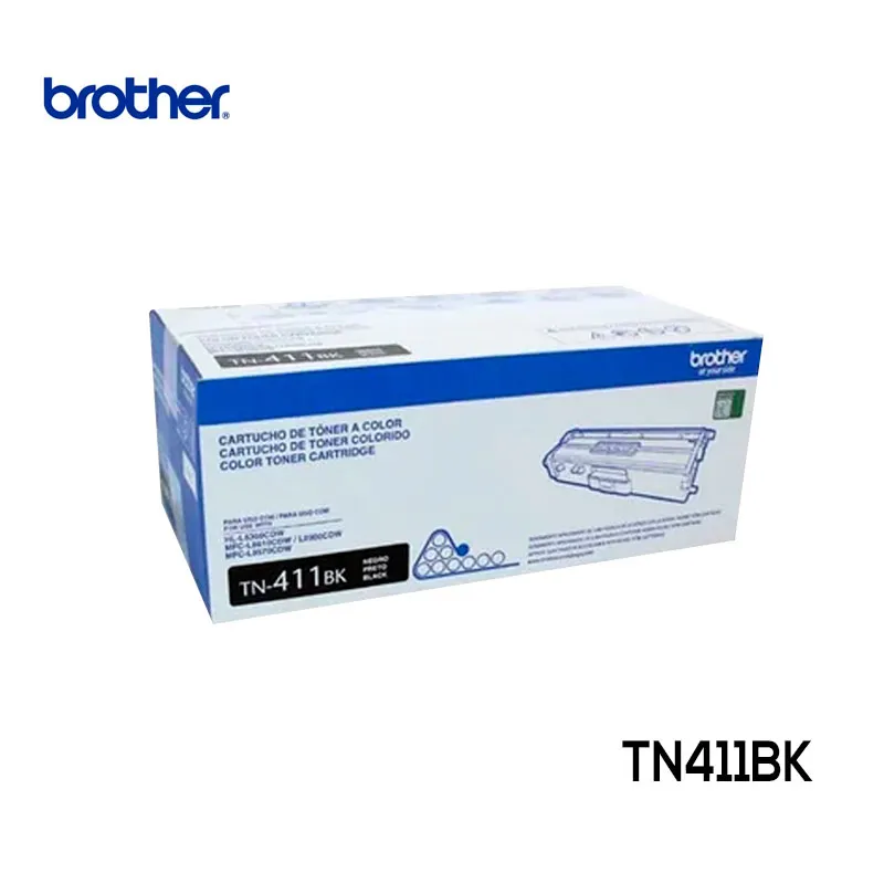 Toner Brother TN411BK Negro TN-411BK Cartucho Original