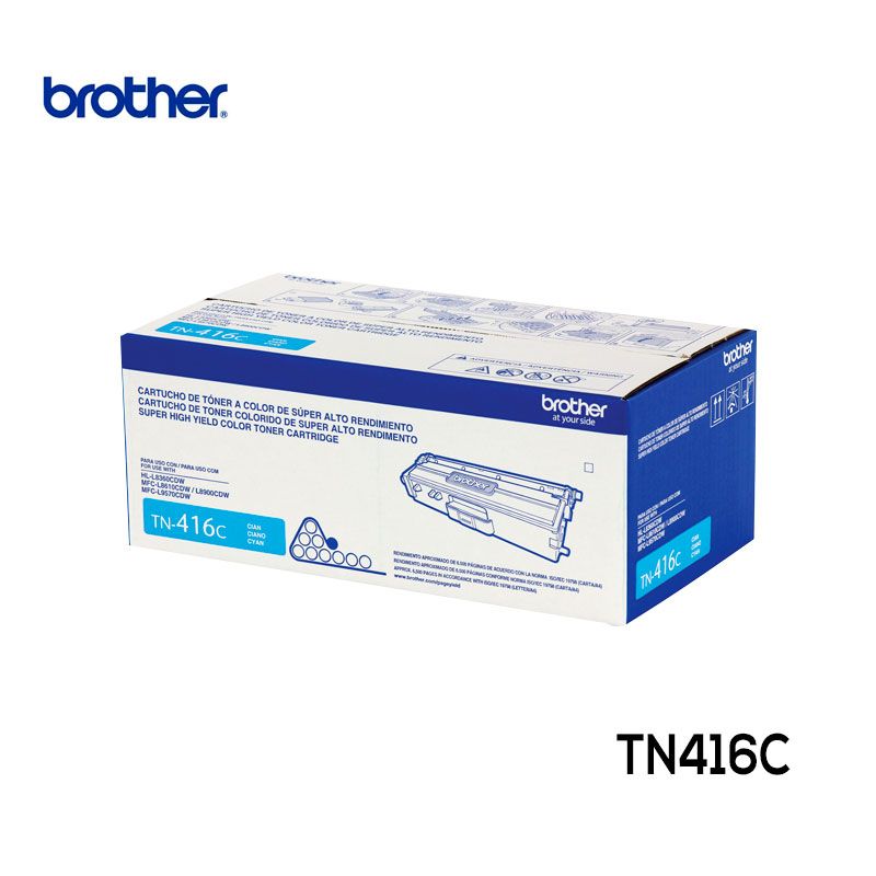 Toner Brother TN416C Cyan TN-416C Cartucho Original