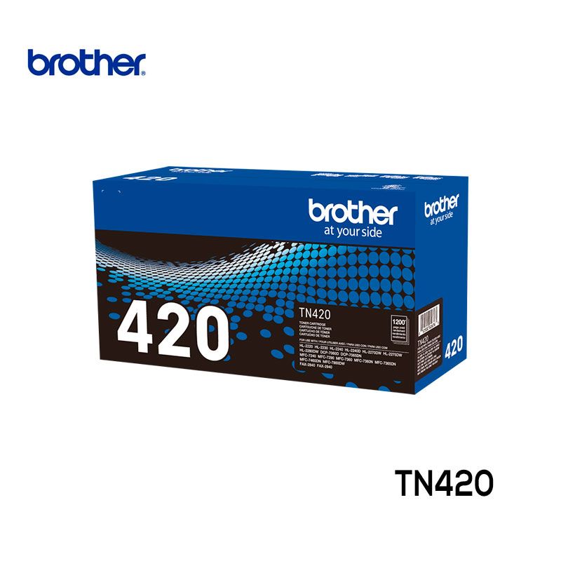 Toner Brother TN420 Negro TN-420 Cartucho Original