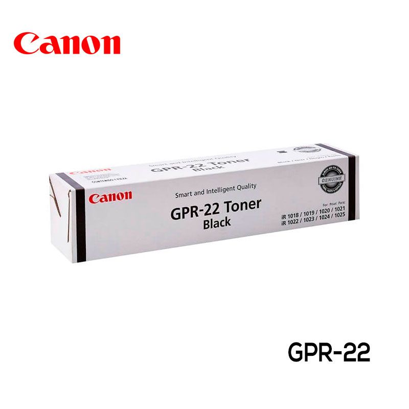 Toner Canon GPR-22 Cartucho Negro Original