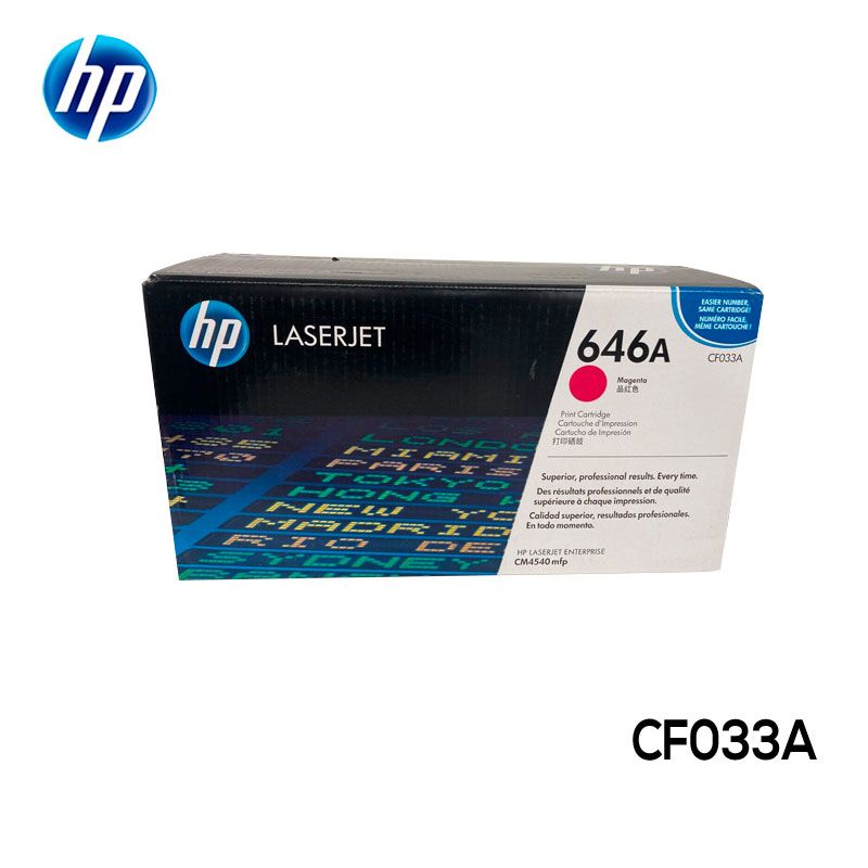 Toner HP 646A Cartucho CF033A Magenta LaserJet Original