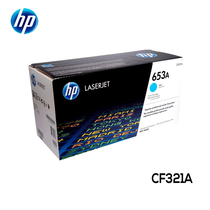 Toner HP 653A Cartucho CF321A Cyan LaserJet Original