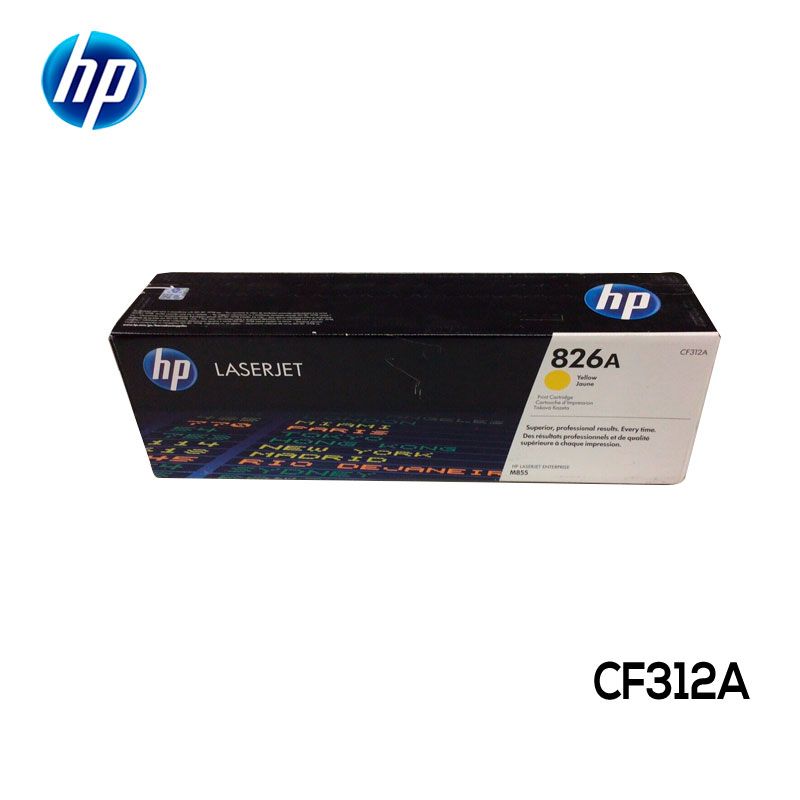 Toner HP 826A Cartucho CF312A Yellow LaserJet Original