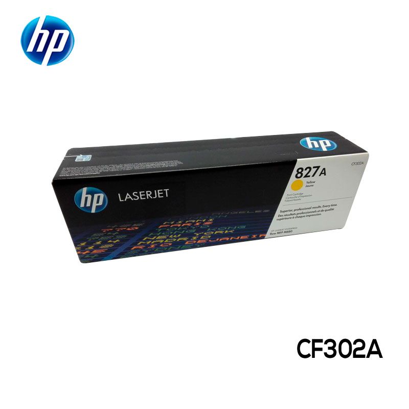 Toner HP 827A Cartucho CF302A Yellow LaserJet Original