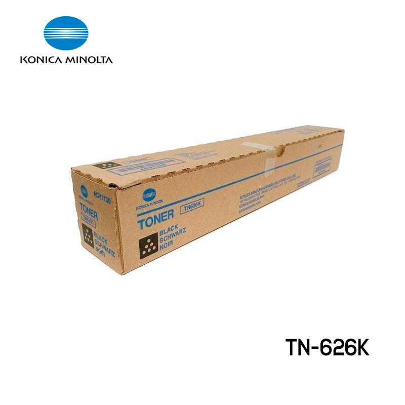 Toner Konica Minolta TN-626K Cartucho Negro Original