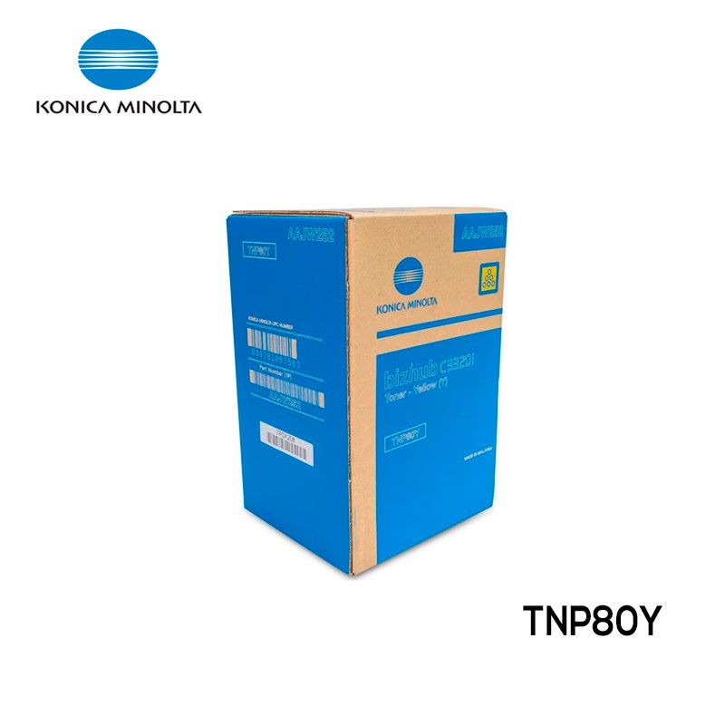 Toner Konica Minolta TNP80Y Cartucho Yellow Original