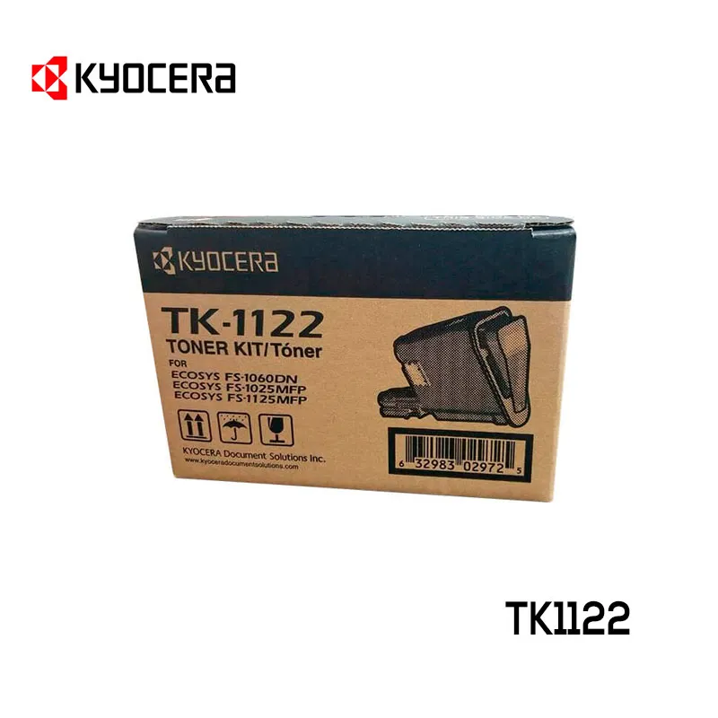 Toner Kyocera TK1122 Negro TK-1122 Cartucho Original