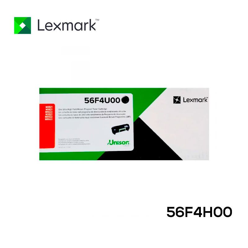 Toner Lexmark 56F4U00 Negro Original