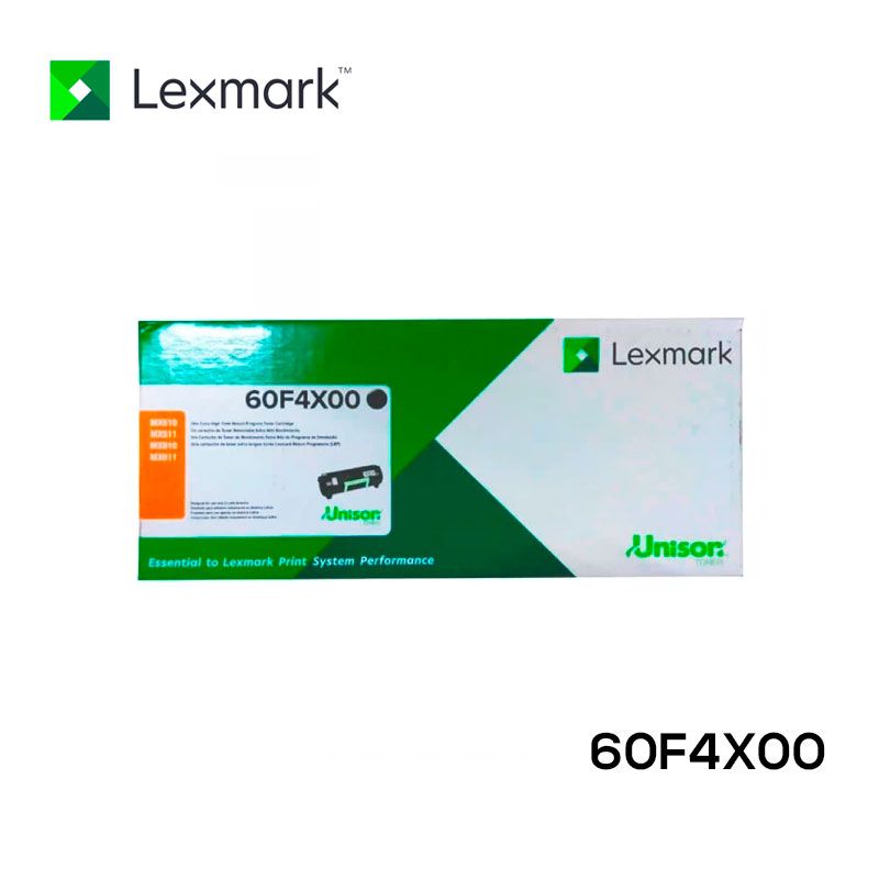 Toner Lexmark 60F4X00 Negro Original
