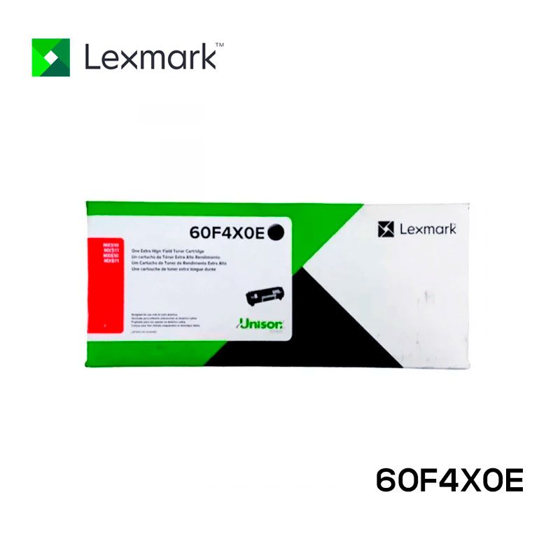 Toner Lexmark 60F4X0E Negro Original
