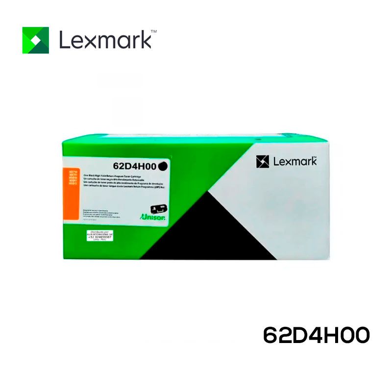 Toner Lexmark 62D4H00 Negro Original