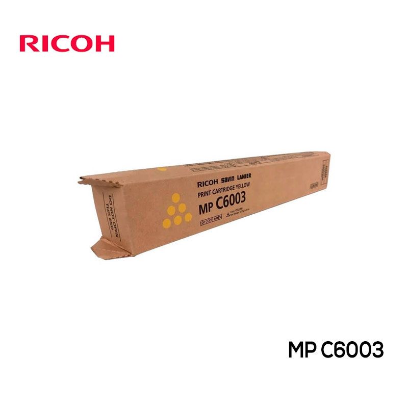 Toner Ricoh MP C6003 Cartucho Yellow Original