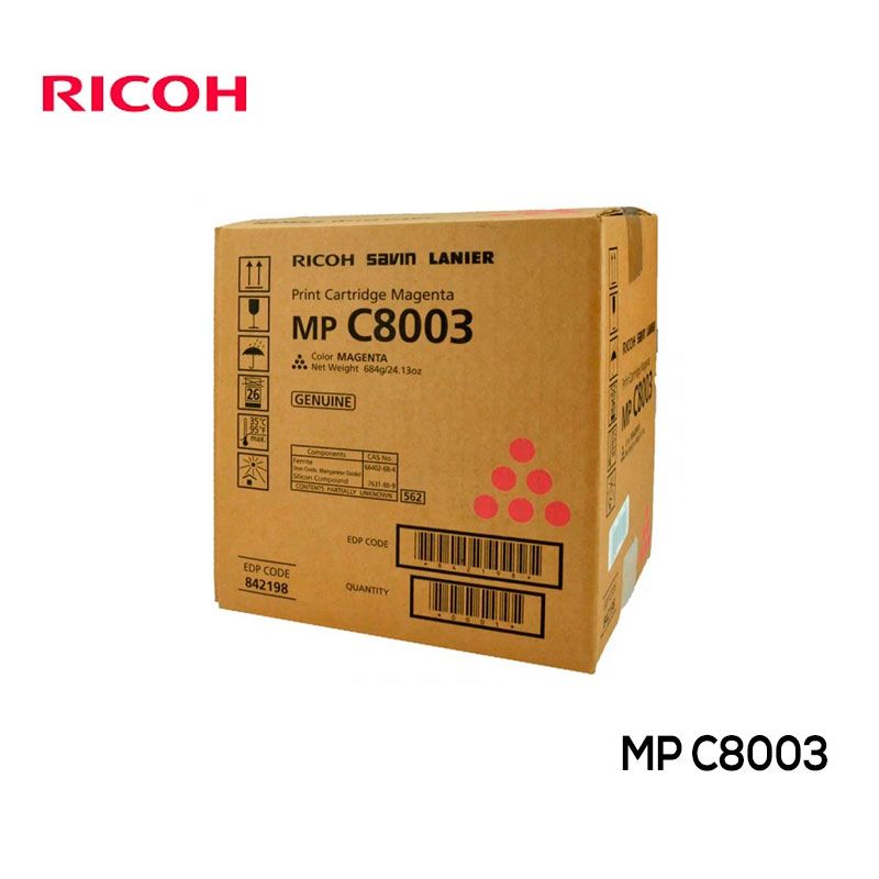 Toner Ricoh MP C8003 Cartucho Magenta Original