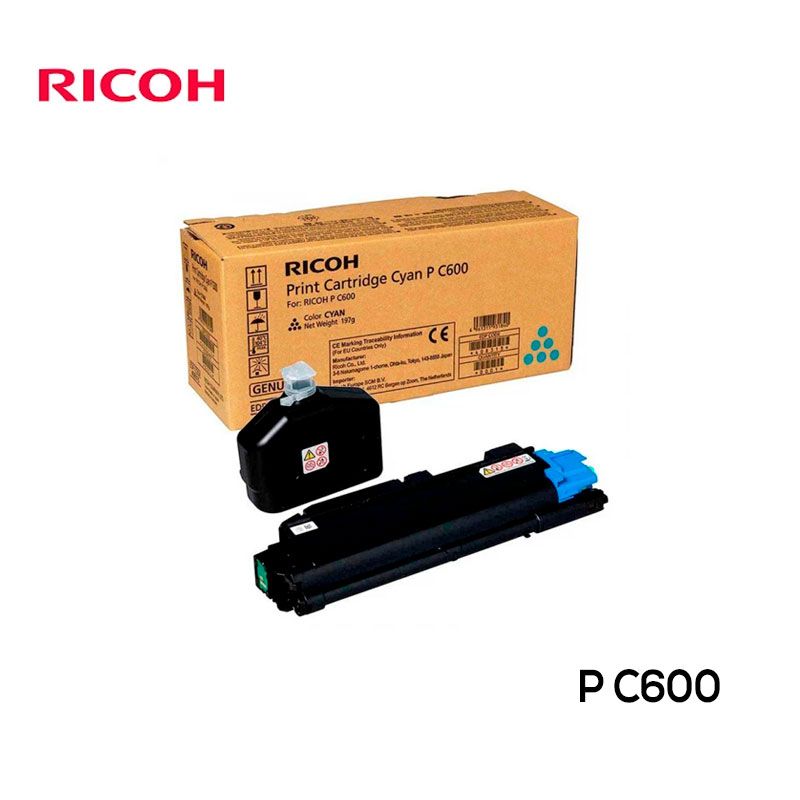 Toner Ricoh P C600 Cartucho Cyan Original