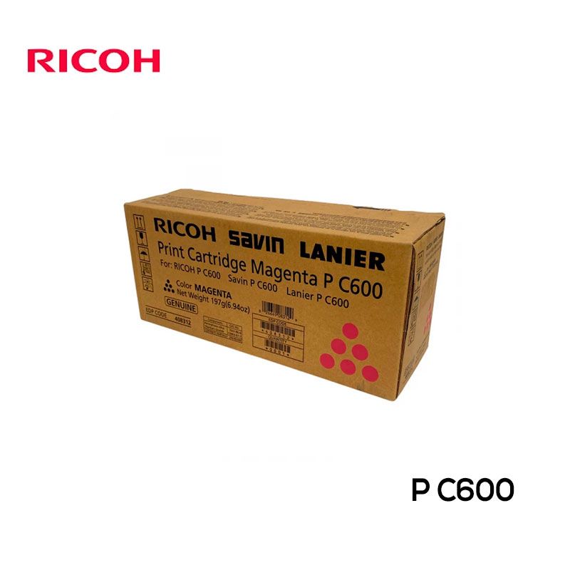Toner Ricoh P C600 Cartucho Magenta Original