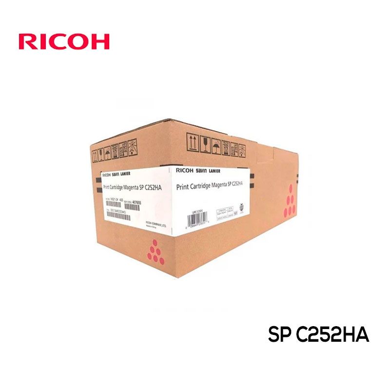 Toner Ricoh SP C252HA Cartucho Magenta Original