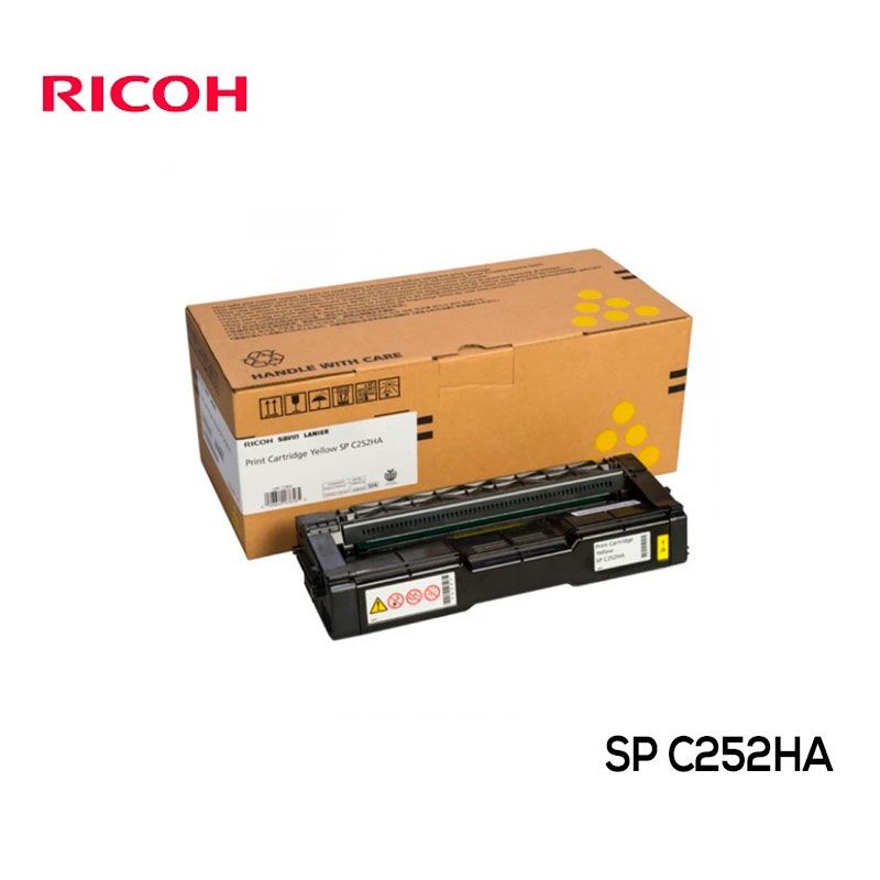 Toner Ricoh SP C252HA Cartucho Yellow Original