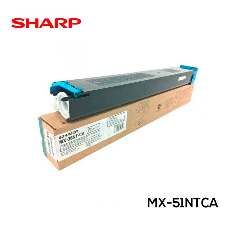 Toner Sharp MX-51NTCA Cyan LaserJet Original