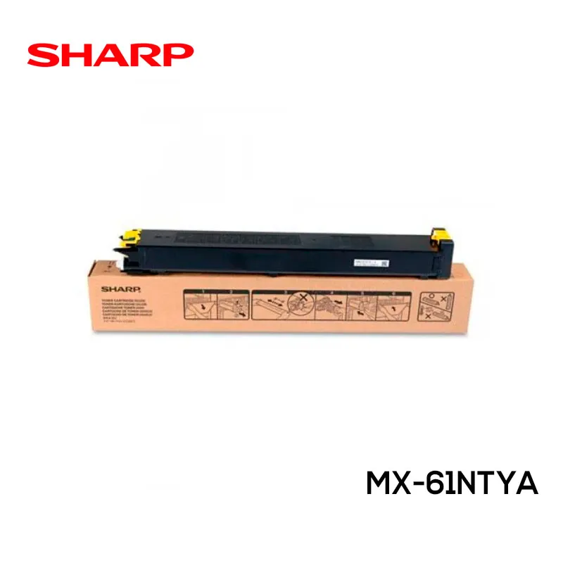 Toner Sharp MX-61NTYA Yellow LaserJet Original