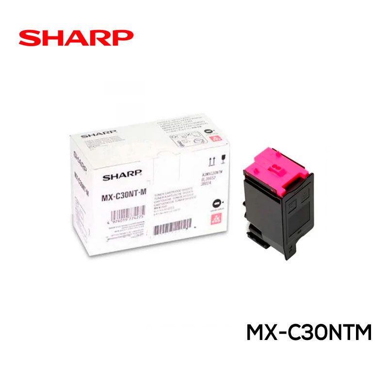 Toner Sharp MX-C30NTM Magenta LaserJet Original