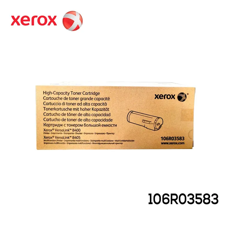 Toner Xerox 106R03583 Cartucho Negro Original