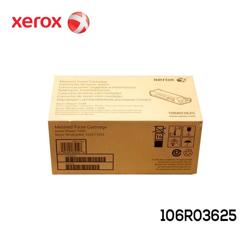 Toner Xerox 106R03625 Cartucho Negro Original