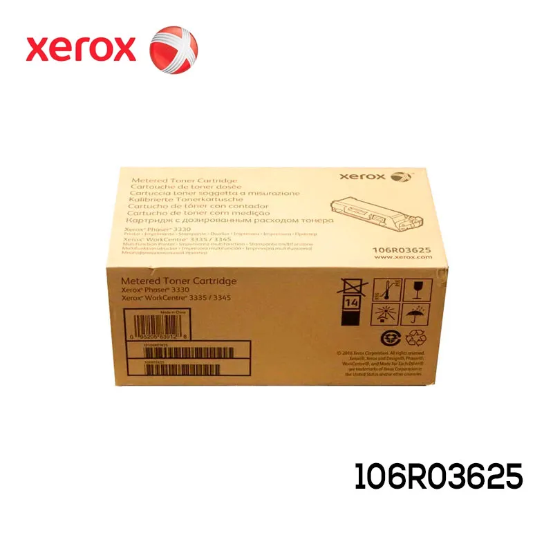 Toner Xerox 106R03625 Cartucho Negro Original