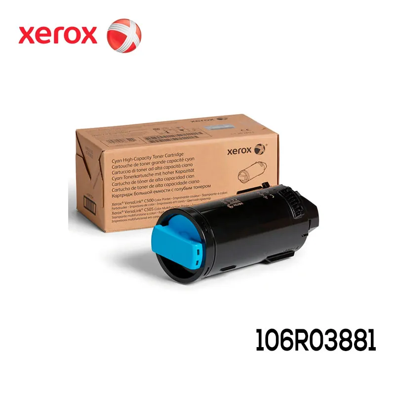 Toner Xerox 106R03881 Cartucho Cyan Original