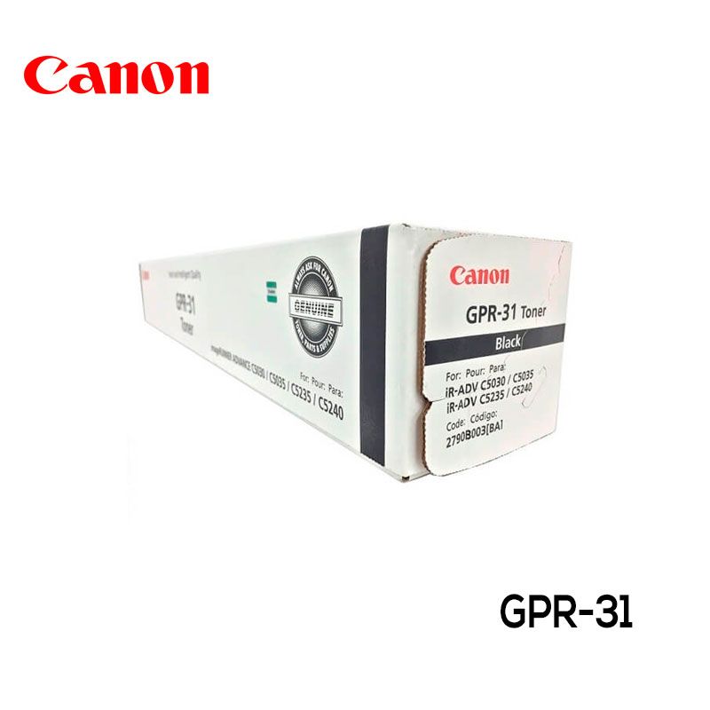 Tóner Canon GPR-31 Cartucho Negro Original