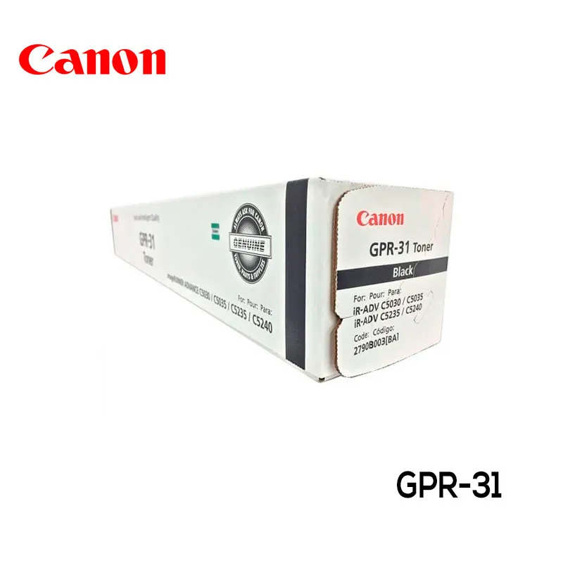 Tóner Canon GPR-31 Cartucho Negro Original