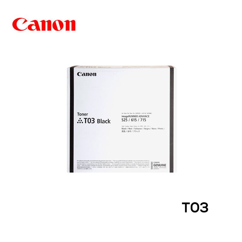 Tóner Canon T03 Cartucho Negro Original