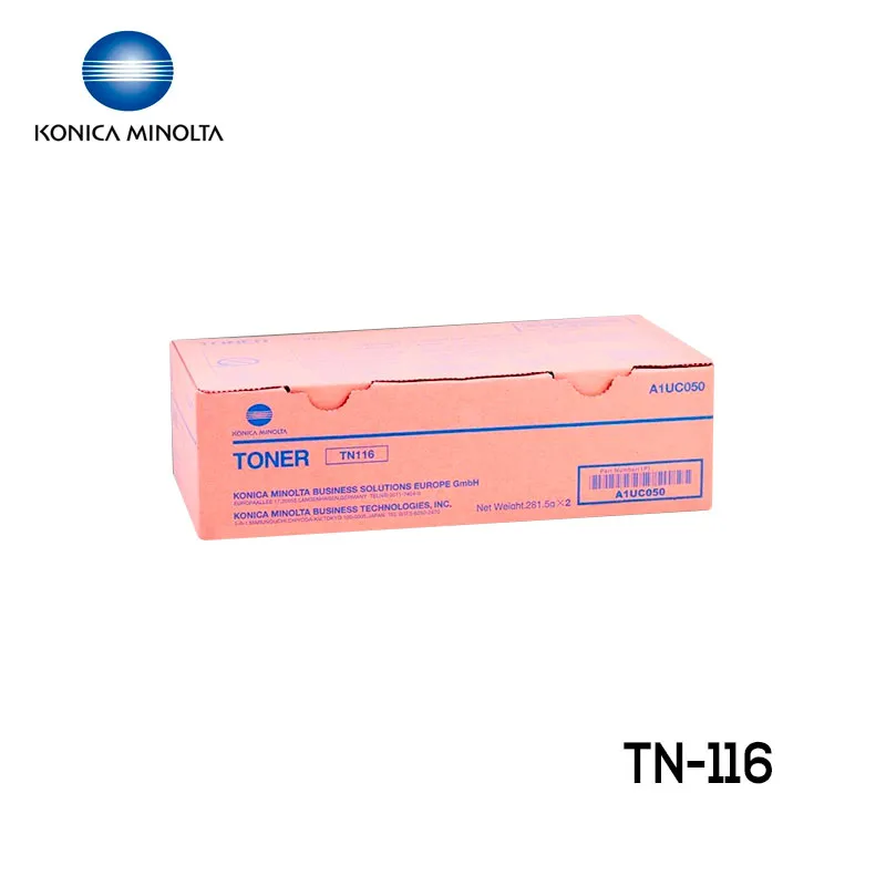 Tóner Konica Minolta TN-116 Cartucho Negro Original