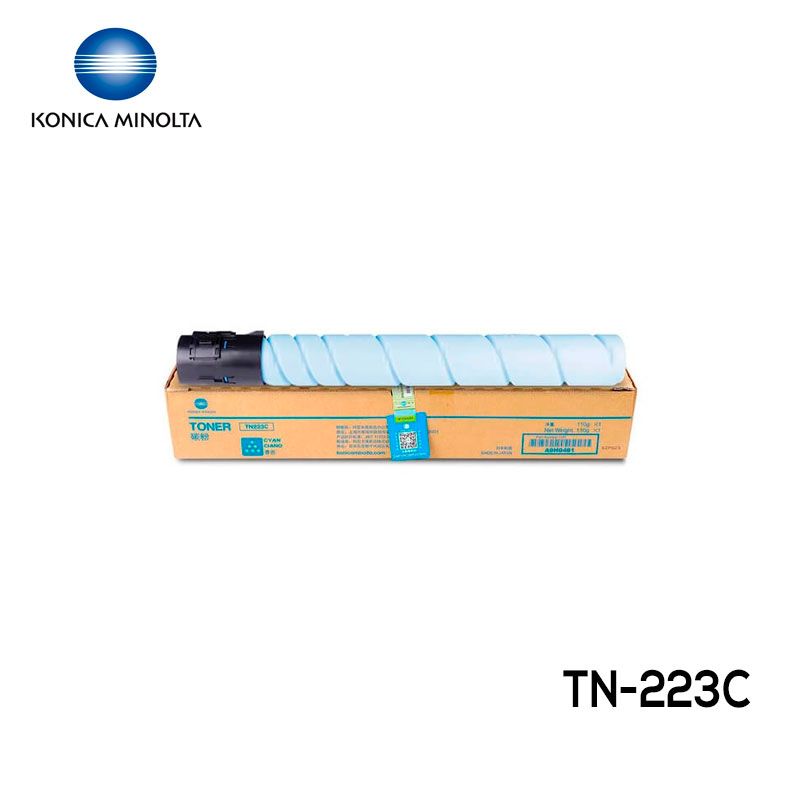 Tóner Konica Minolta TN-223C Cartucho Cyan Original