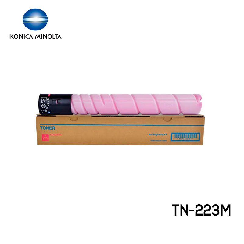 Tóner Konica Minolta TN-223M Cartucho Magenta Original