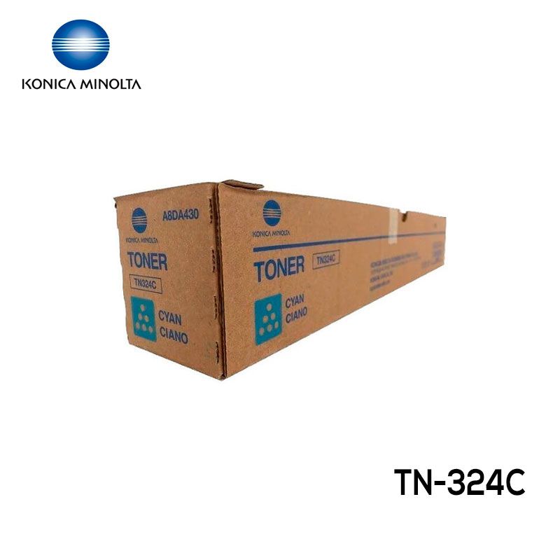 Tóner Konica Minolta TN-324C Cartucho Cyan Original