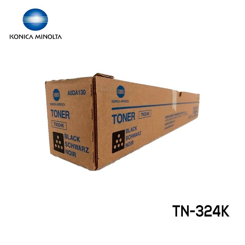 Tóner Konica Minolta TN-324K Cartucho Negro Original
